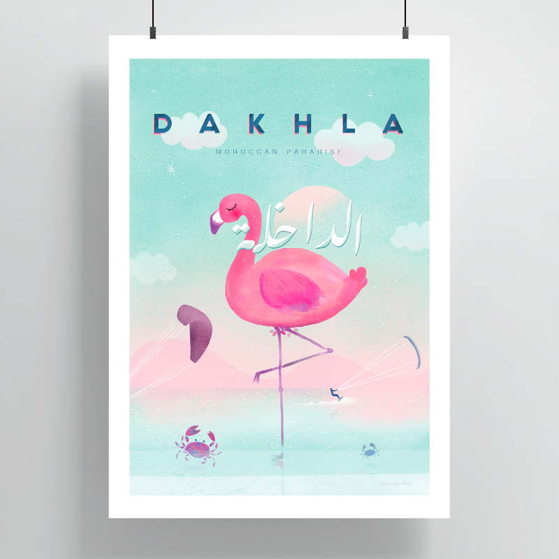 « Pink flamingo Dakhla »